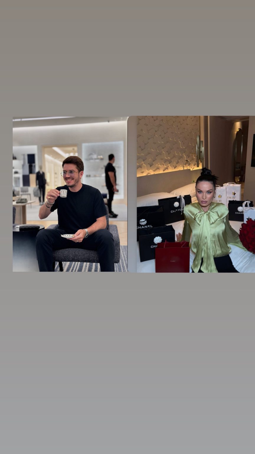 **”Vacanță de lux în Dubai: Irisha și omul de afaceri căsătorit, Dominico Perri, într-o relație care sfidează limitele”**