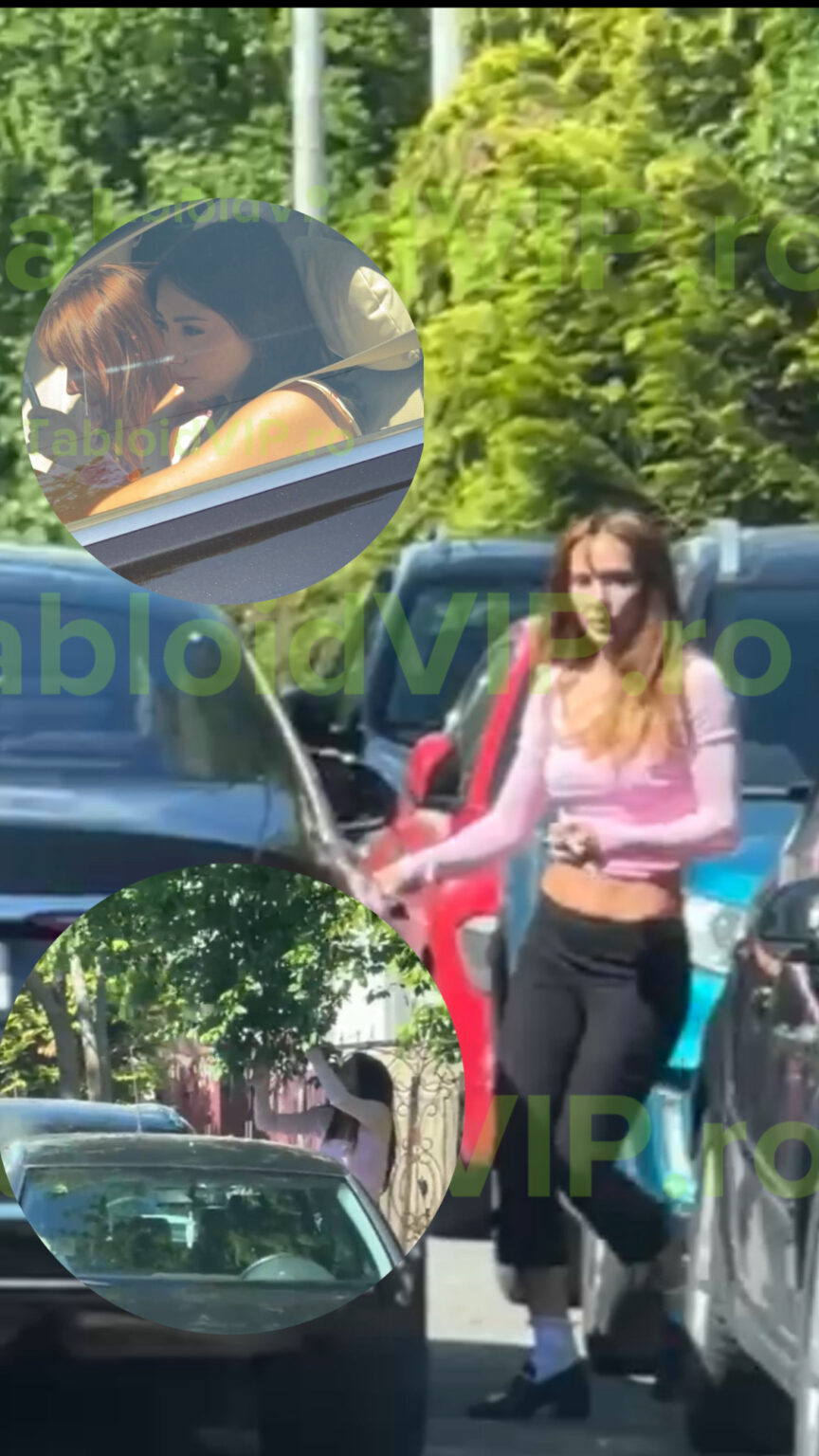 Smaranda lui Selly și soția boss-ului de la Global Records, surprinse la „furat” corcodușe pe Șoseaua Nordului – cu Maybach-ul pe avarii