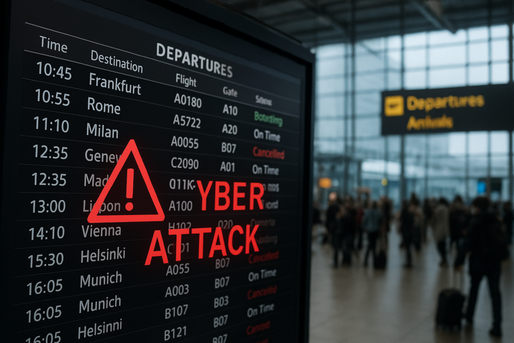 Europa, sub presiunea atacurilor cibernetice asupra aeroporturilor