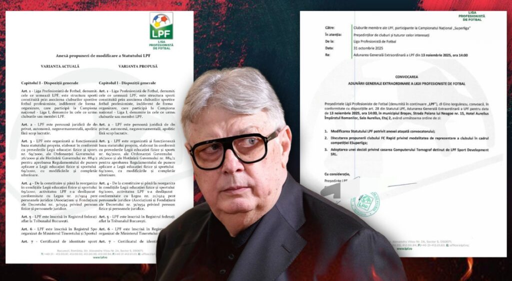 Gino Iorgulescu îşi consolidează poziţia la şefia Liga Profesionistă de Fotbal, cu larg sprijin al cluburilor